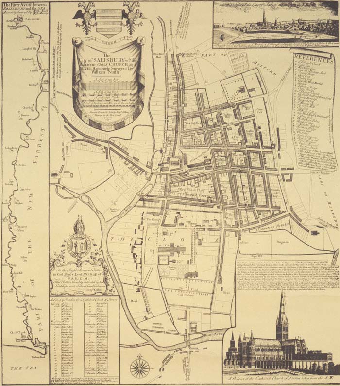 Map of the City of Salisbury The Salisbury Museum