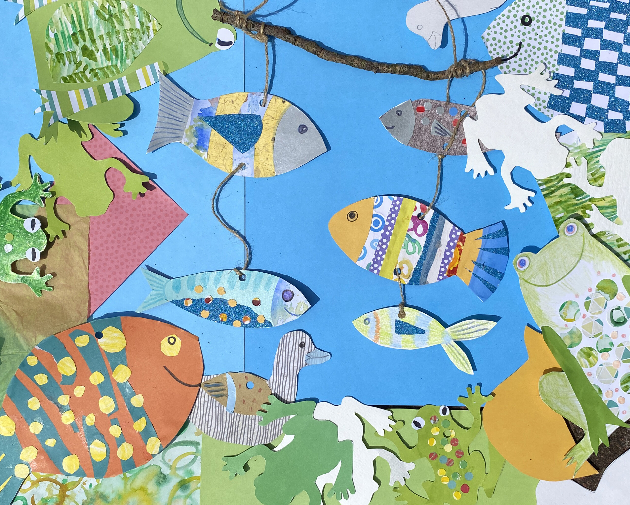 Jools Wilson river art workshop